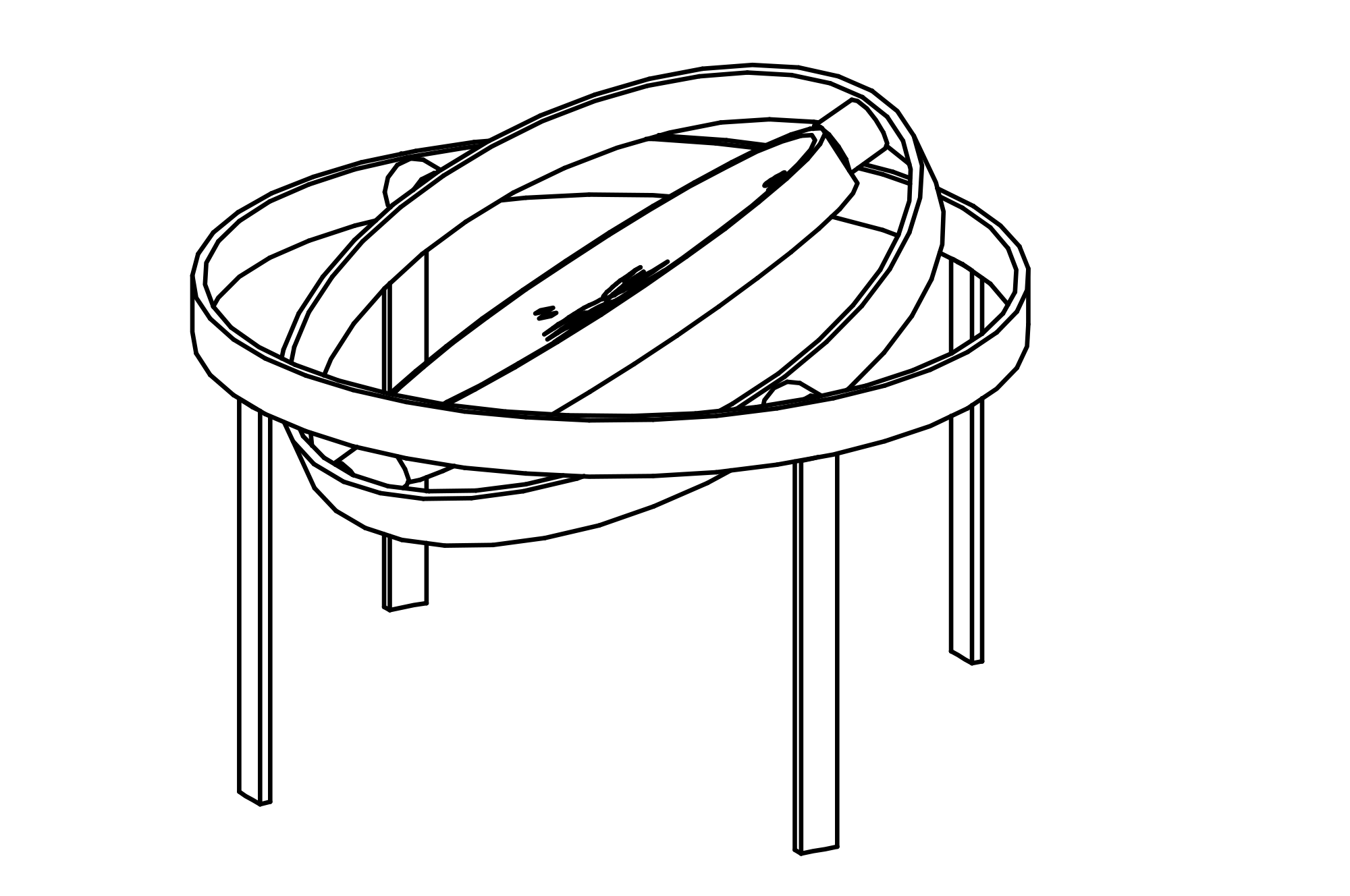 Water filled pattern disc