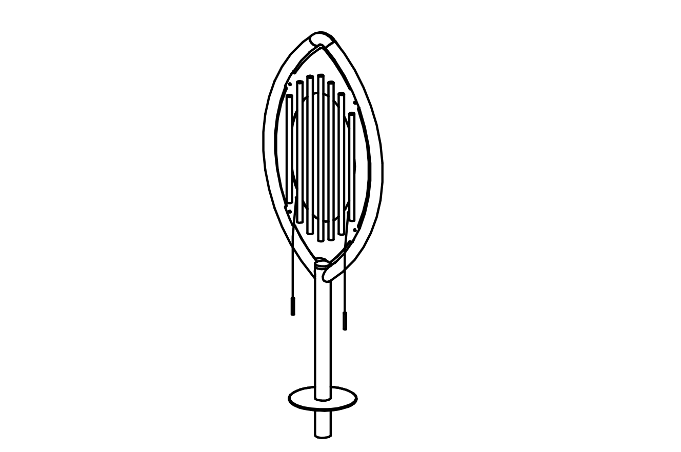 Sound Tree with equipment made of stainless steel