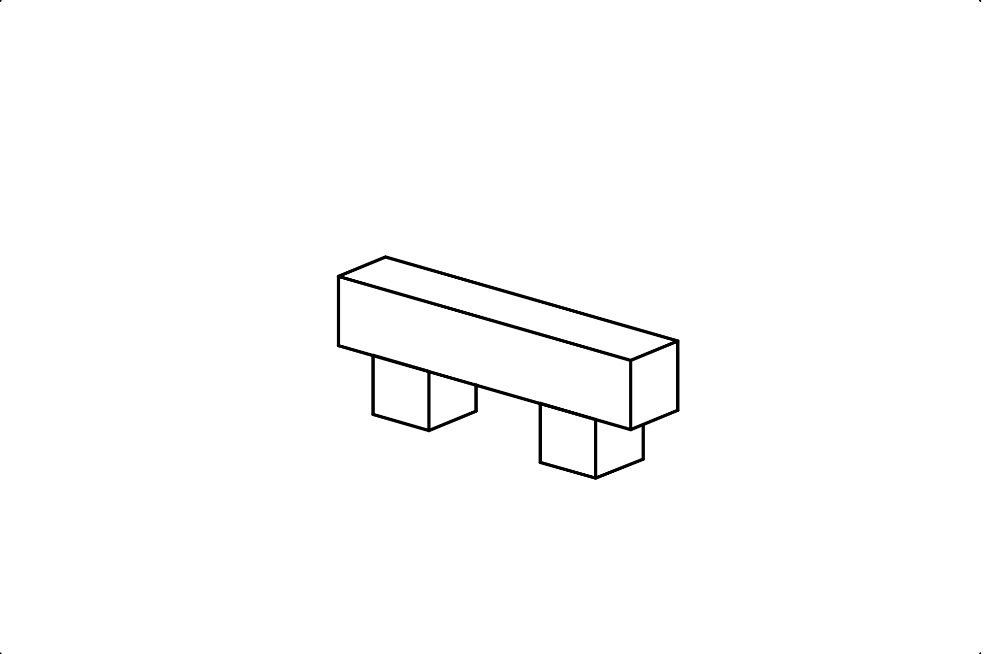 Slide Support with a width of 0.45 m