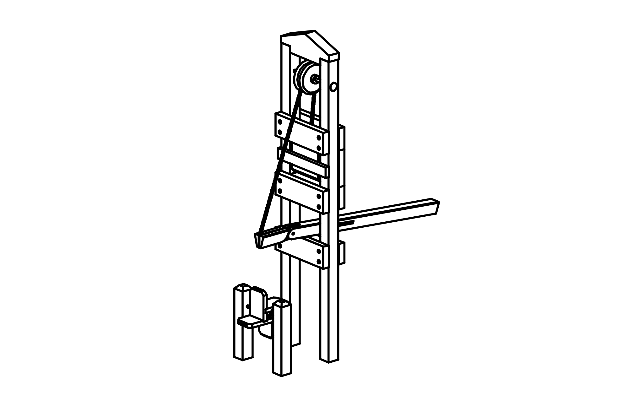 Conveyor Track – End gate with sand wheel