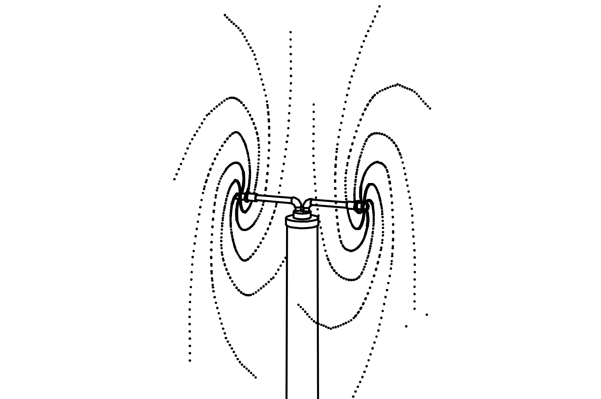 Vertical Star Rotor – Mast made of larch