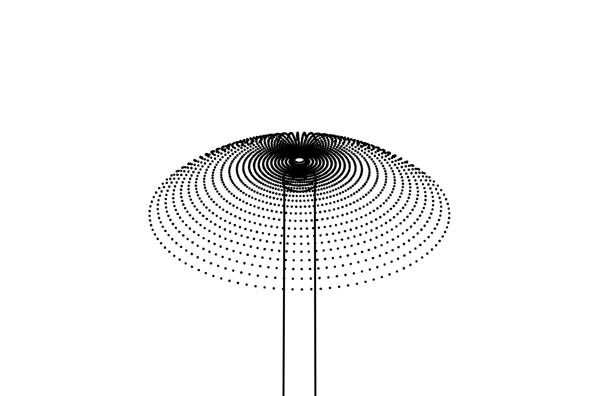 Umbrella Jet – Mast made of larch