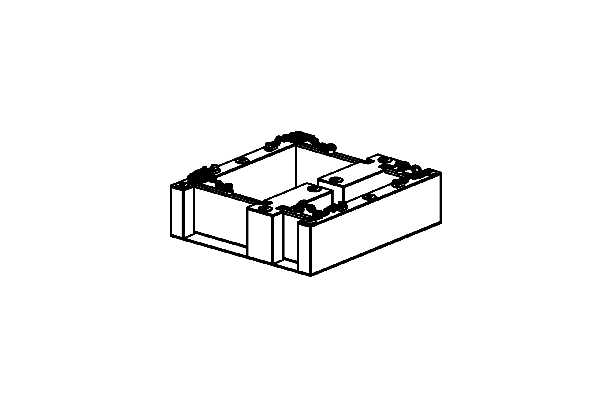 Canal Lock made of stainless steel/synthetic material