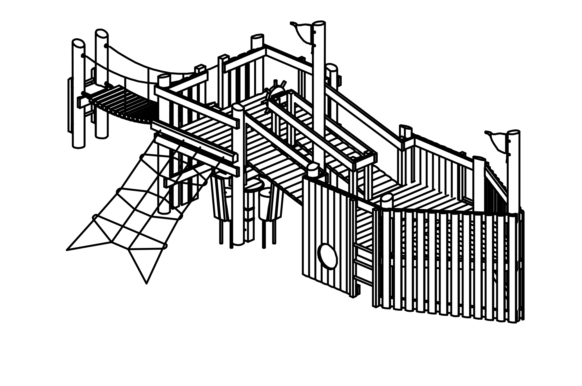 Small Twin-Masted Ship